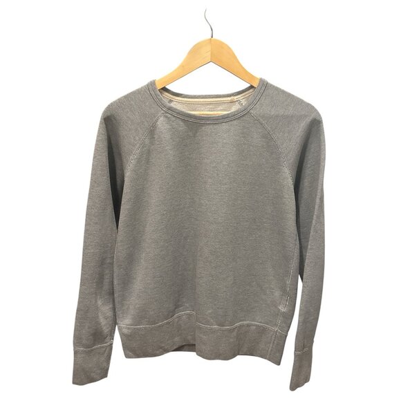 Rag & Bone Standard Issue Gray Sweatshirt Small Raglan Crewneck - Picture 2 of 9